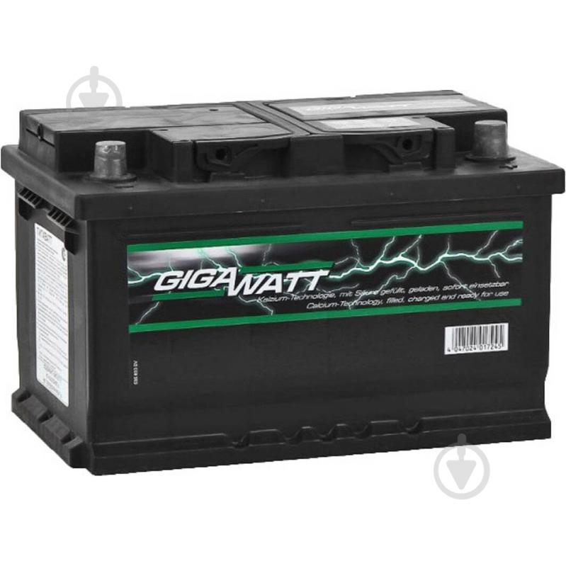 Акумулятор автомобільний GIGAWATT EFB 60Ah 560A 12V 01853E5600 «+» праворуч (GW 01853E5600) - фото 1