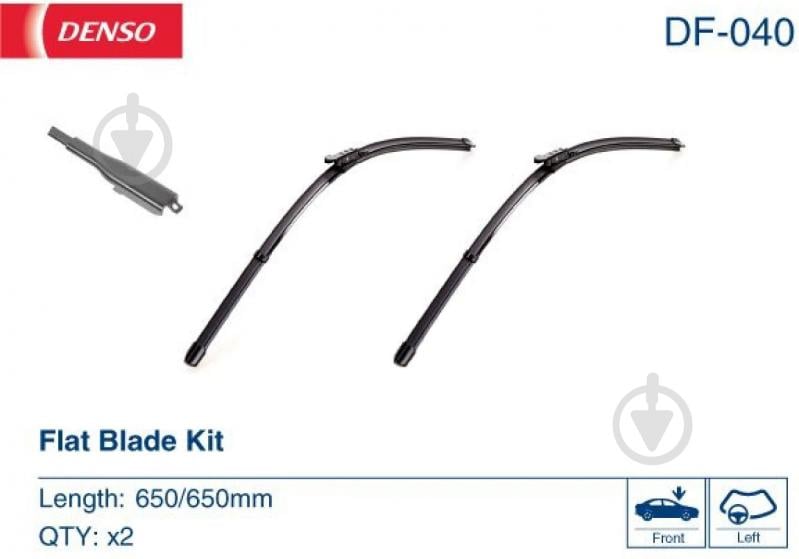 Комплект щіток склоочисника Denso DF-007 650 мм 2 шт. - фото 3 Комплект щіток склоочисника Denso DF-007 650 мм 2 шт. - фото 3