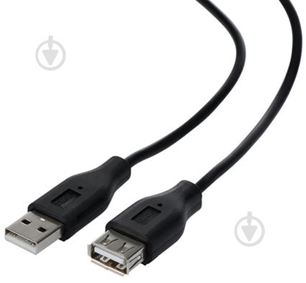 Кабель комп'ютерний зовнішній Cablexpert 1,8 м black (CCP-USB2-AMAF-6) - фото 1