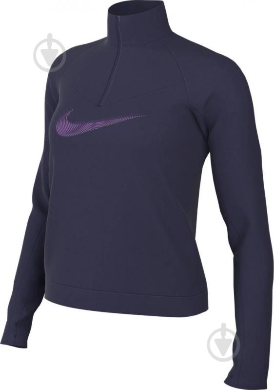 Джемпер Nike W NK DF SWOOSH HBR HZ PACER FB4687-555 р.S синий - фото 6