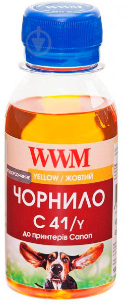 Чорнило WWM CANON CL41/51/CLI8 100г (C41/Y-2) yellow - фото 1