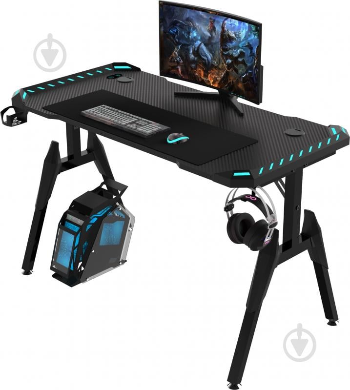 Стол компьютерный GT Racer T-1444 - фото 1 Стол компьютерный GT Racer T-1444 - фото 1