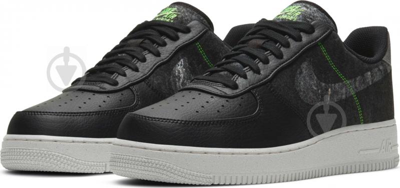 Кроссовки мужские демисезонные Nike Air Force 1 '07 LV8 CV1698-001 р.45 черные - фото 1