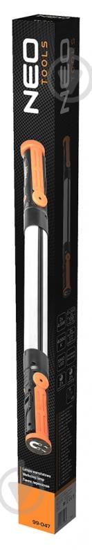 Фонарь NEO tools инспекционный 2х350 люмен, 2х45 Вт, USB, 2х2200 мАч, 3.7 Li-ion, SMD LED, 6 магнитов в подставке (99-047) 700 Lm черный 99-047 - фото 9