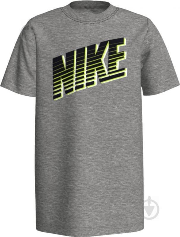 Футболка Nike NSW Tee Block CU4570-063 р.S серый - фото 3