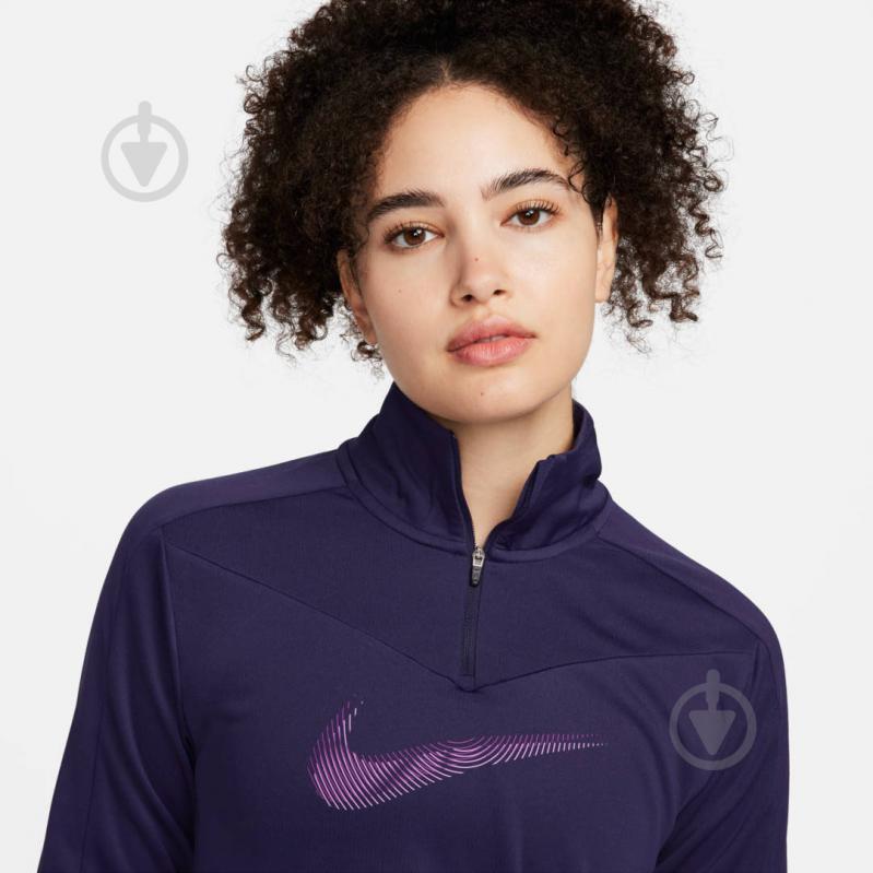 Джемпер Nike W NK DF SWOOSH HBR HZ PACER FB4687-555 р.M синий - фото 3