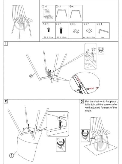 Стул обеденный Signal Meble ALAN черный / черный - фото 2