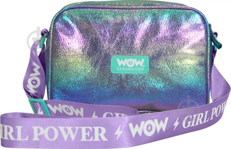 Сумка блестящая «Глиттер» фиолетовый - фото 2