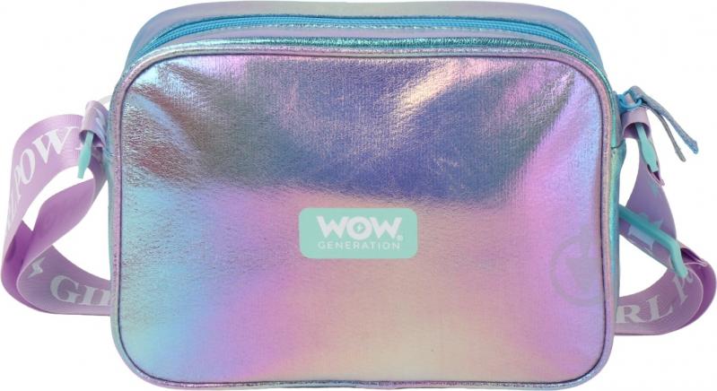 Сумка блестящая «Глиттер» фиолетовый - фото 4