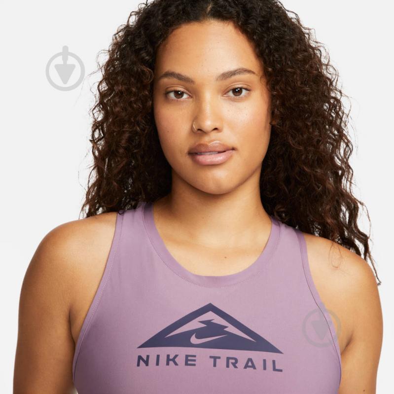 Майка Nike W NK TRAIL DF TANK DX1023-536 р.L рожевий - фото 3