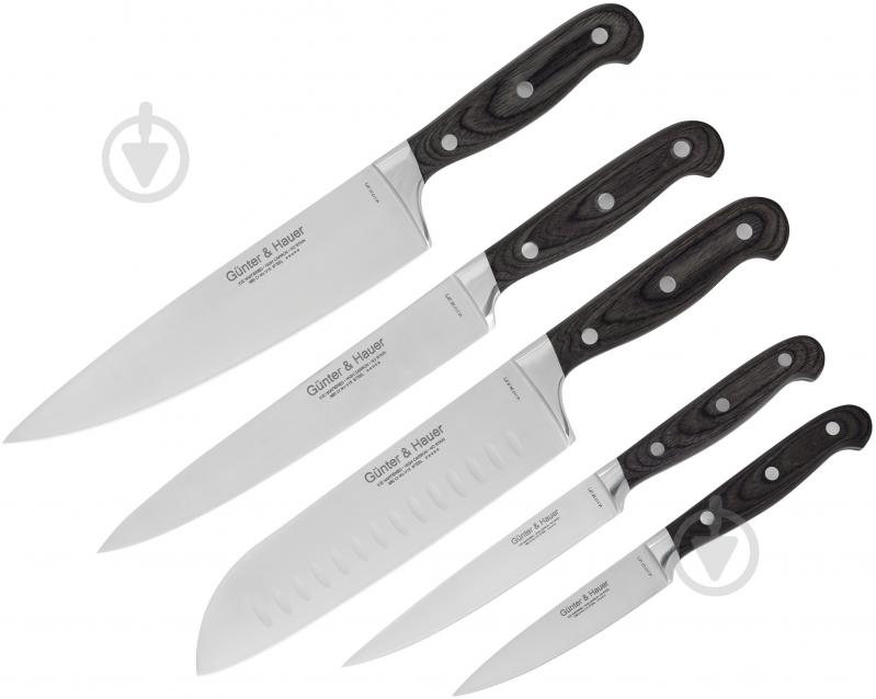 Набор ножей Gunter&Hauer 5 предметов Vi.117.SET - фото 1 Набор ножей Gunter&Hauer 5 предметов Vi.117.SET - фото 1