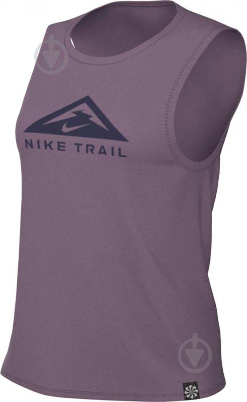 Майка Nike W NK TRAIL DF TANK DX1023-536 р.S розовый - фото 6