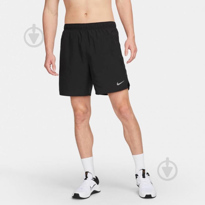 Шорти Nike M NK DF CHALLENGER 7BF SHORT DV9359-010 р. L чорний - фото 1