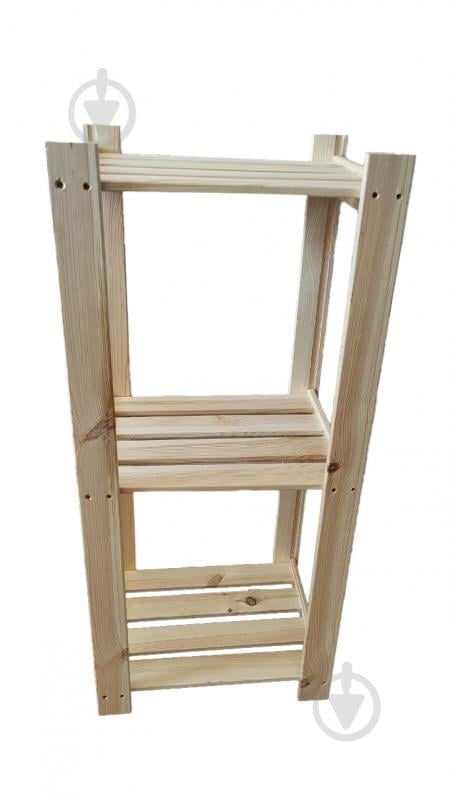 Стеллаж деревянный 900x400x300 мм T.Marco дерево полки 3 шт. - фото 1