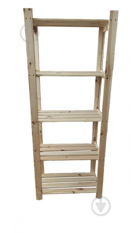 Стеллаж деревянный 1500x600x300 мм T.Marco дерево полки 5 шт. - фото 2 Стеллаж деревянный 1500x600x300 мм T.Marco дерево полки 5 шт. - фото 2