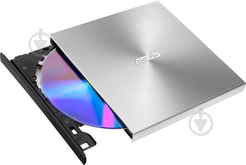 Оптический привод Asus SDRW-08U9M-U DVD+-R/RW Burner M-DISC USB2.0 Slim серебряный 90DD02A2-M29000 - фото 5