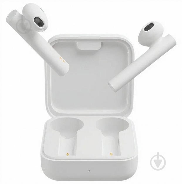 Навушники Xiaomi True Wireless Earphones white (Mi True Wireless Earphones 2 Basic White) - фото 2