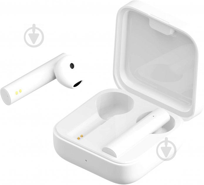 Навушники Xiaomi True Wireless Earphones white (Mi True Wireless Earphones 2 Basic White) - фото 1