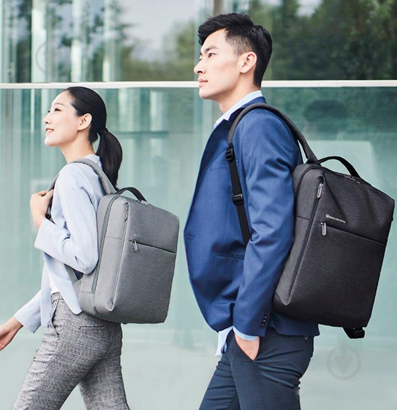 Рюкзак для ноутбука Xiaomi Mi Minimalist Urban Backpack 2 15.6" gray (ZJB4161CN) - фото 8