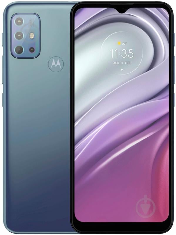 Смартфон Motorola G20 4/128GB breeze blue - фото 1