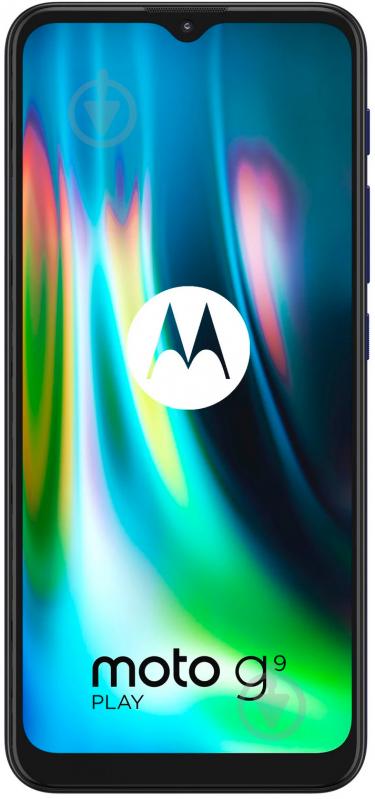 Смартфон Motorola G9 Play 4/64GB sapphire blue (PAKK0016RS) - фото 2