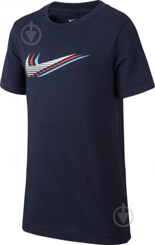 Футболка Nike U NSW TEE TRIPLE SWOOSH CU4572-451 р.L серый - фото 1