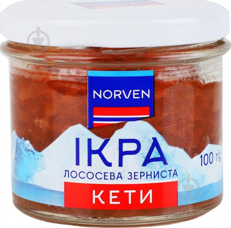 Икра кеты зернистая 100 г Norven - фото 5