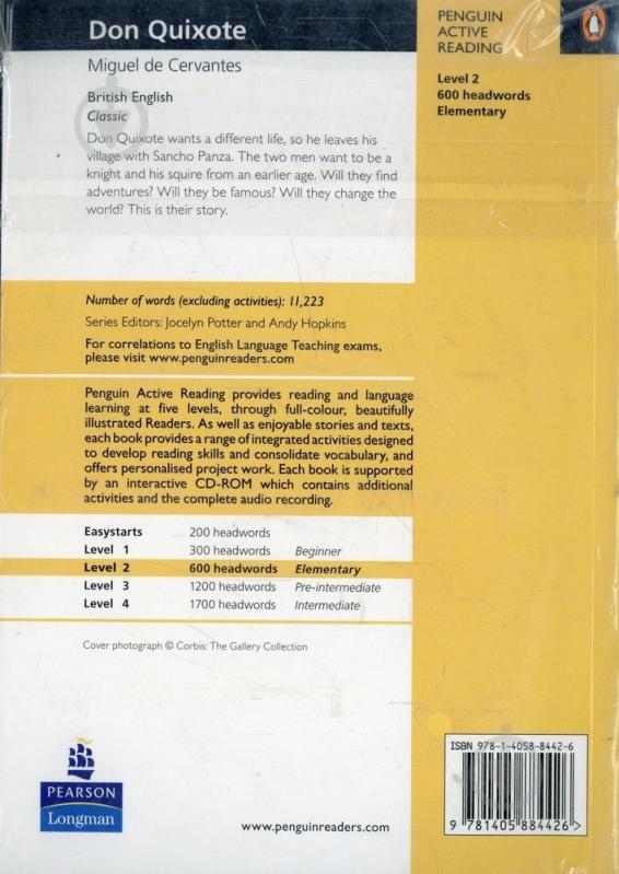 Книга Мігель Сервантес  «Penguin Readers Level 2: Don Quixote с диском» 978-1-4058-8442-6 - фото 3