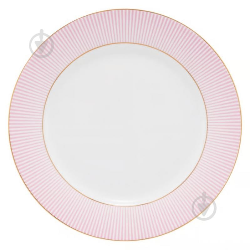 Тарелка десертная Ambition BLISS 19 см бело-розовая - фото 1 Тарелка десертная Ambition BLISS 19 см бело-розовая - фото 1