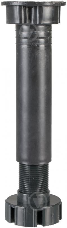 Меблева ніжка DC регулюєма 150 мм чорна - фото 3