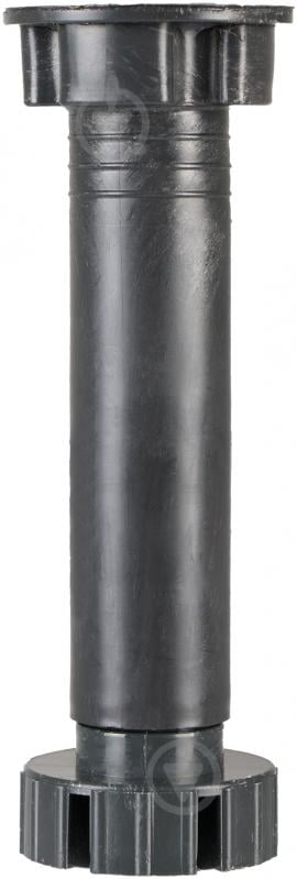 Меблева ніжка DC регулюєма 150 мм чорна - фото 1