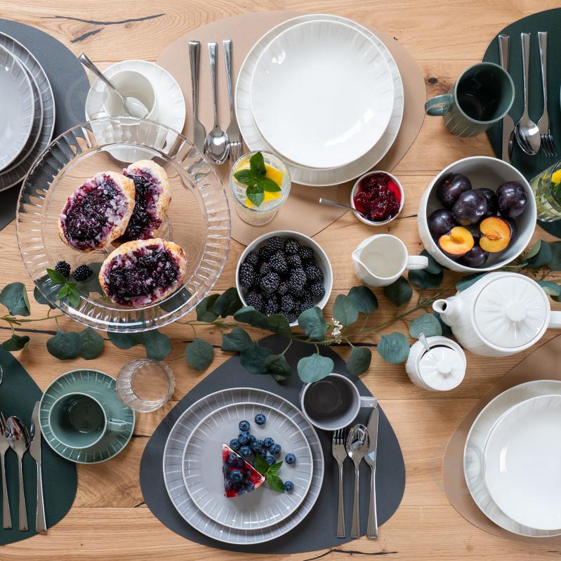 Коврик для сервировки Ambition MODERN 44x37 см экокожа темно-серый - фото 2 Коврик для сервировки Ambition MODERN 44x37 см экокожа темно-серый - фото 2