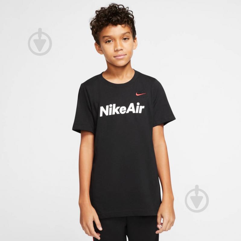 Футболка Nike B NSW TEE AIR C&S CU6607-011 р.S черный - фото 4