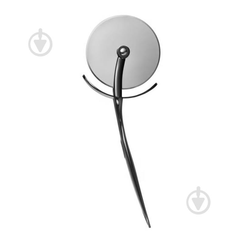 Ніж для піци Ambition VELMA 19,5х6,8 см хромований чорний - фото 1 Ніж для піци Ambition VELMA 19,5х6,8 см хромований чорний - фото 1