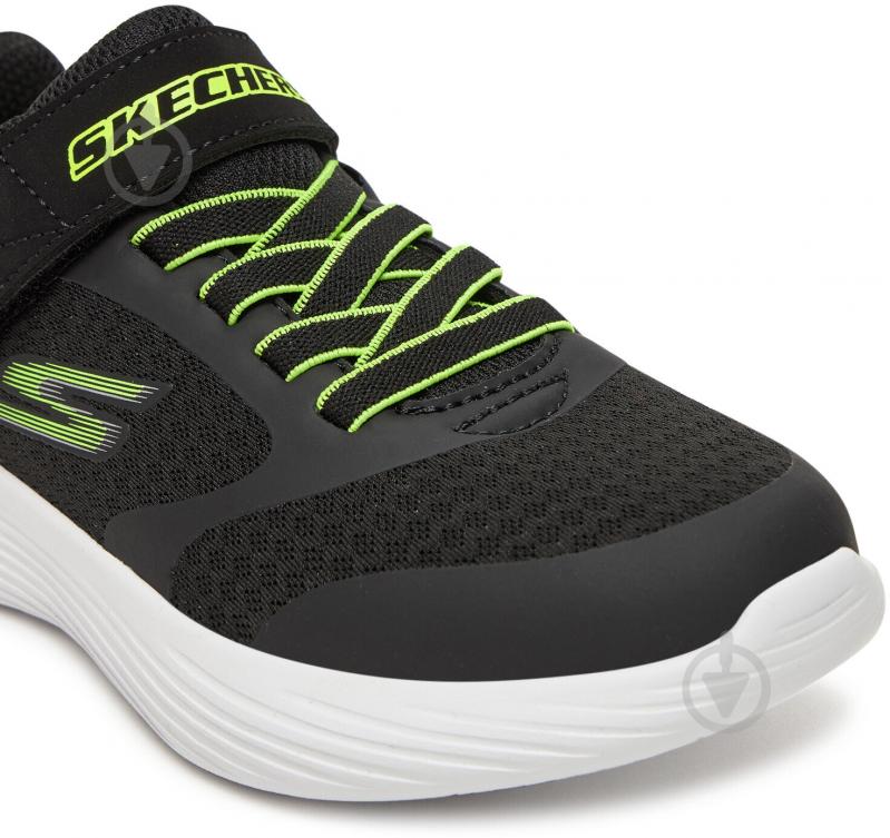 Кроссовки для мальчиков Skechers GO RUN 400 V2 405095L BKYL р.35 черные - фото 4 Кроссовки для мальчиков Skechers GO RUN 400 V2 405095L BKYL р.35 черные - фото 4