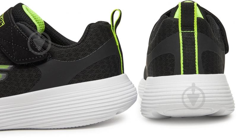 Кроссовки для мальчиков Skechers GO RUN 400 V2 405095L BKYL р.35 черные - фото 5 Кроссовки для мальчиков Skechers GO RUN 400 V2 405095L BKYL р.35 черные - фото 5
