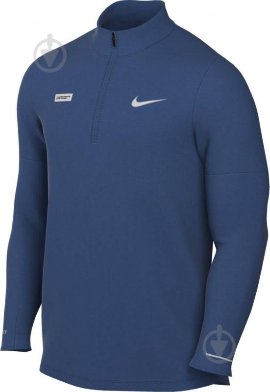 Джемпер Nike M NK DF ELMNT TOP HZ FLASH HBR FB8556-476 р.2XL синий - фото 12