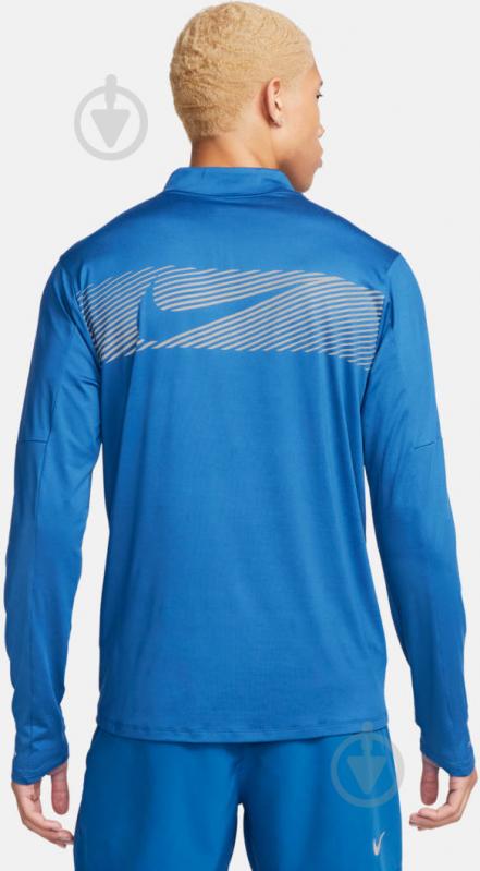 Джемпер Nike M NK DF ELMNT TOP HZ FLASH HBR FB8556-476 р.2XL синий - фото 2