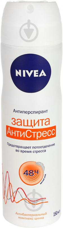 Антиперспірант для жінок Nivea Захист АнтиСтрес 150 мл - фото 1