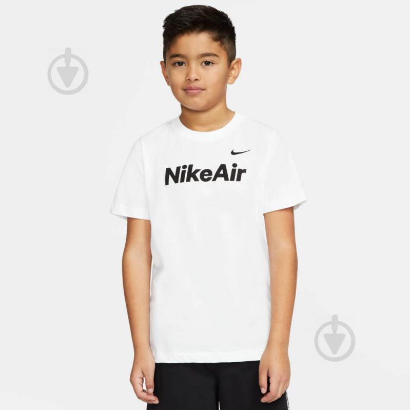 Футболка Nike B NSW TEE AIR C&S CU6607-100 р.XS белый - фото 4