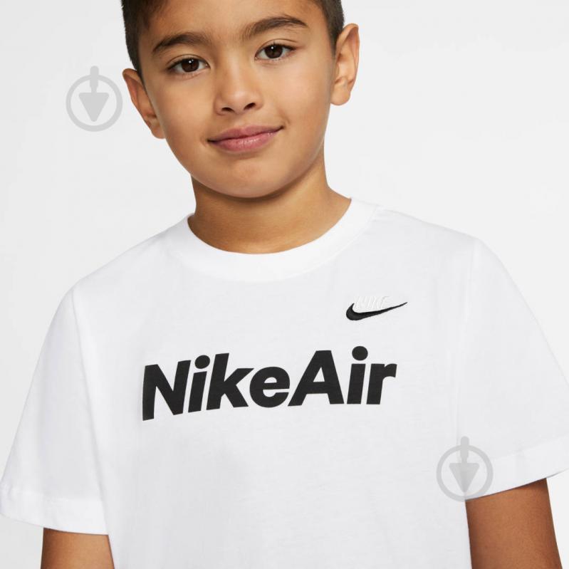 Футболка Nike B NSW TEE AIR C&S CU6607-100 р.XS белый - фото 6