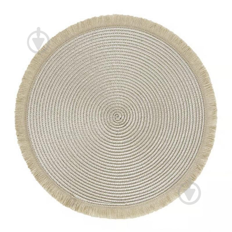 Коврик для сервировки Ambition Hawai 38 см ПВХ/ПС кремовый - фото 1 Коврик для сервировки Ambition Hawai 38 см ПВХ/ПС кремовый - фото 1