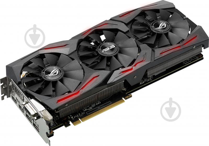 ASUS ROG Strix GTX1070-O8G-GAMING グラボ ᐉ Відеокарта Asus GeForce GTX 1070 ROG Strix 8GB GDDR5 256bit