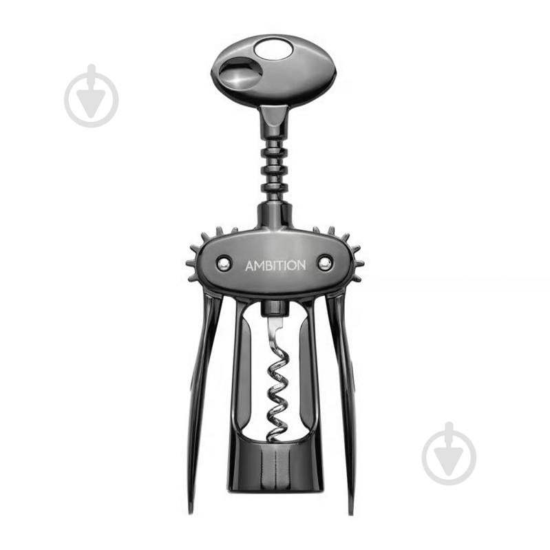 Штопор-бабочка Ambition VELMA 18 см хром черный - фото 1 Штопор-бабочка Ambition VELMA 18 см хром черный - фото 1