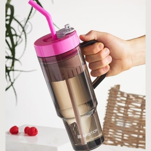 Термокружка Ambition NEON 1.25 л пластик - фото 4