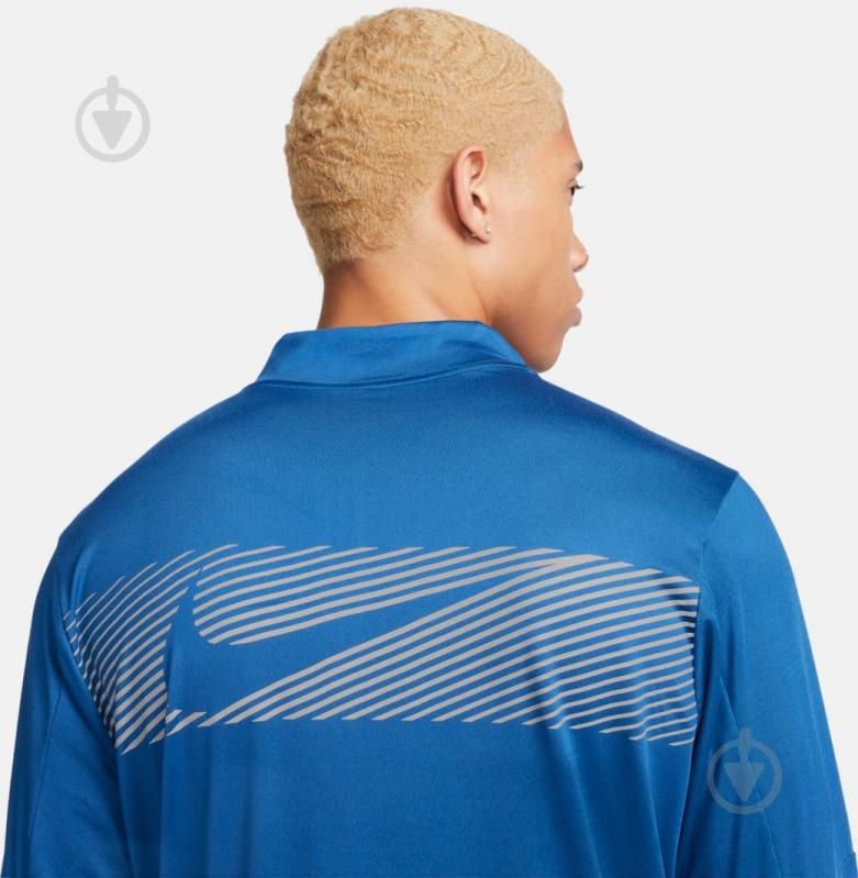 Джемпер Nike M NK DF ELMNT TOP HZ FLASH HBR FB8556-476 р.L синій - фото 4