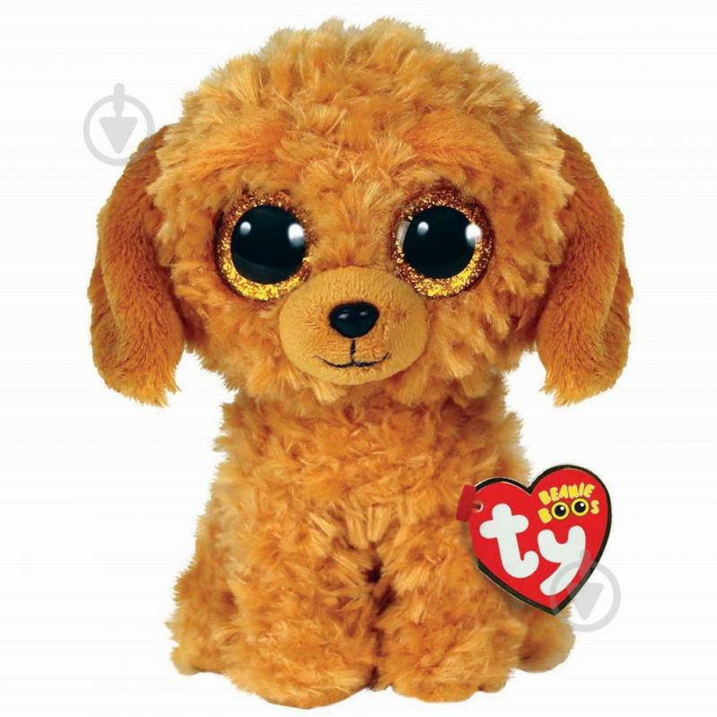 М'яка іграшка TY TY Beanie Boos Золотий пес Noodles 15 см 1035 Золотиста 36377 - фото 1