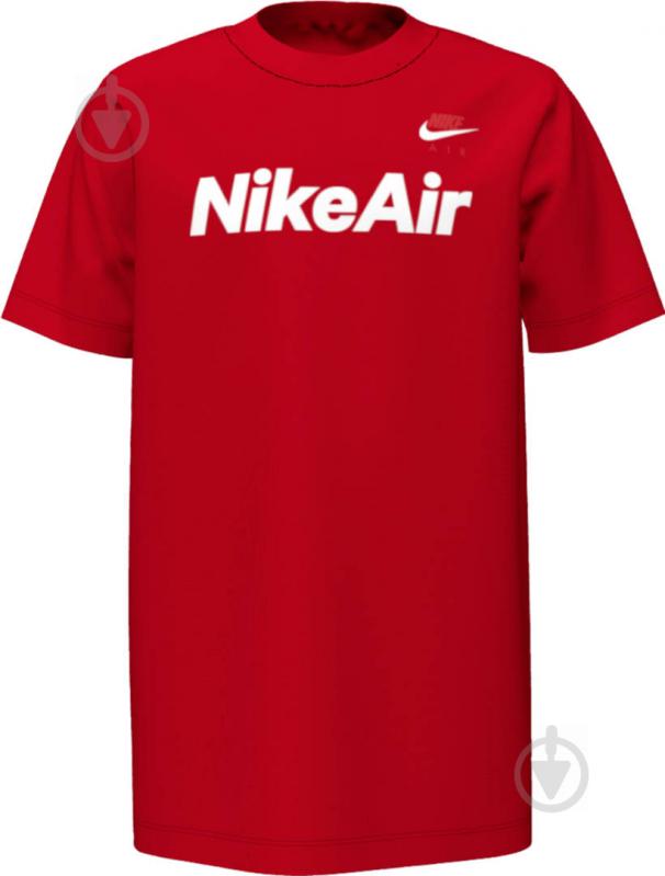 Футболка Nike B NSW TEE AIR C&S CU6607-657 р.S красный - фото 3