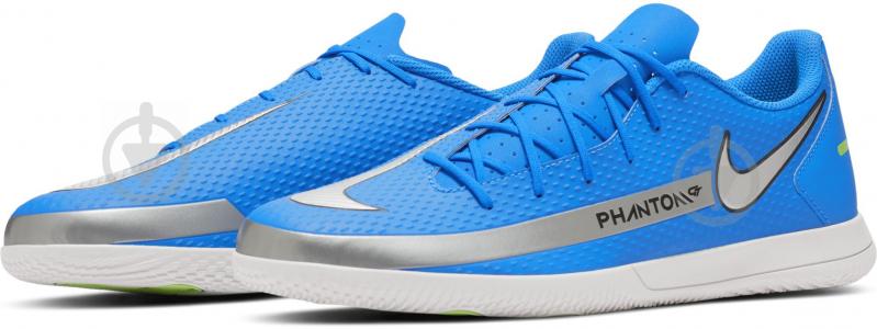 Футзальне взуття Nike Phantom GT Club IC CK8466-400 р.40 блакитний - фото 1