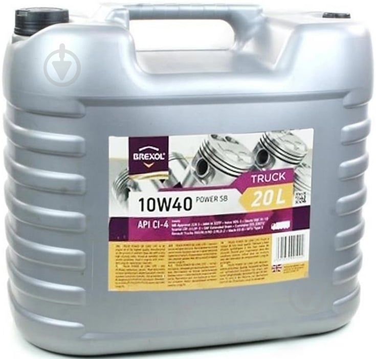 Масло моторн. BREXOL TRUCK POWER SB LONG LIFE 10W40 CI-4 (Каністра 20л) Масло моторн. BREXOL TRUCK POWER SB LONG LIFE 10W40 CI-4 (Каністра 20л)